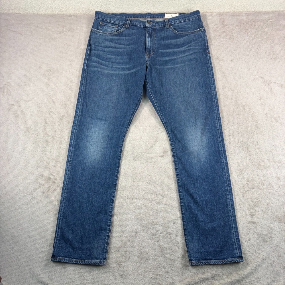 Imogene + Willie Barton Slim Denim Jeans Men 40x34 Blue Mid Rise Medium Wash